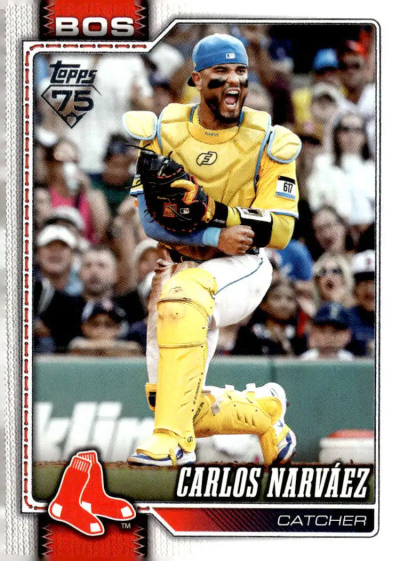 2026 Topps #344 Carlos Narvaez NM-MT Red Sox ID:81915