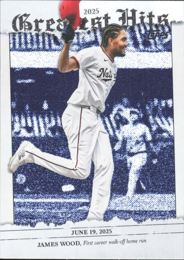 2026 Topps 2025 Greatest Hits #GH-4 James Wood NM-MT Nationals ID:81714