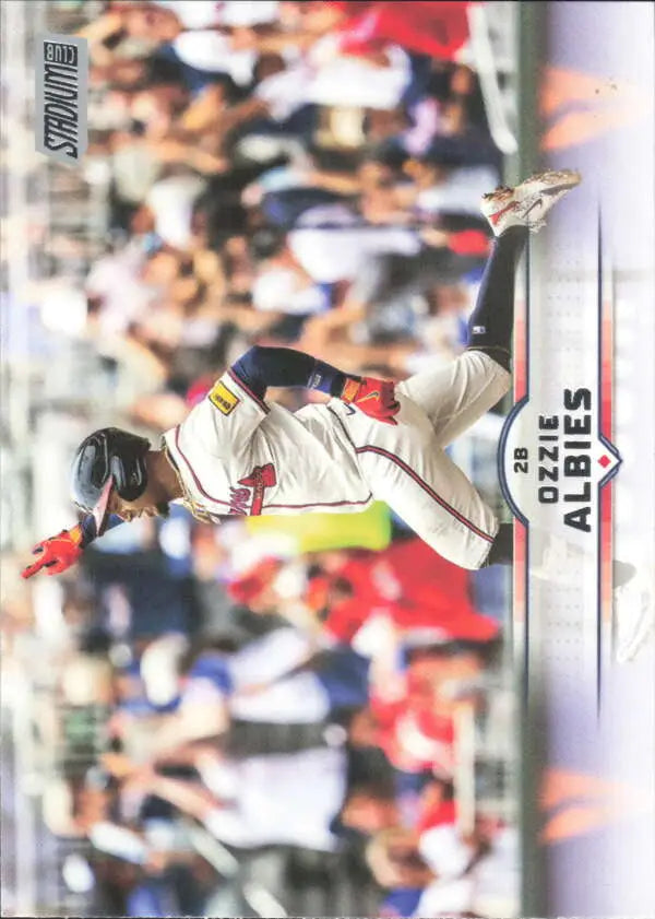 2025 Topps Stadium Club #40 Ozzie Albies NM Near Mint Braves ID:82654