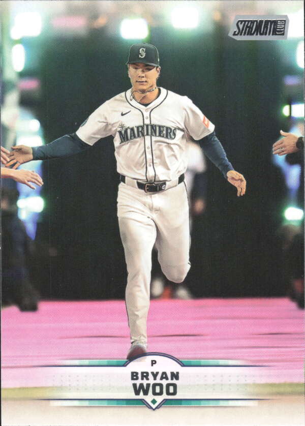 2025 Topps Stadium Club #197 Bryan Woo NM-MT Mariners ID:81934