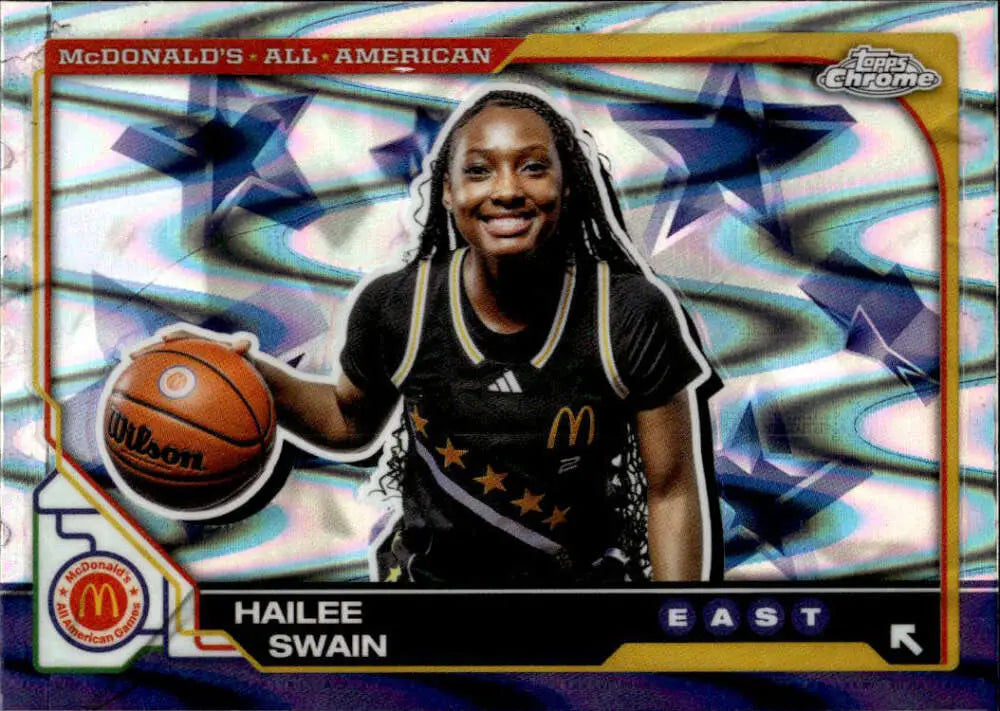 2025 Topps Chrome McDonalds All American RayWave Refractor #57 Hailee S ID:83822