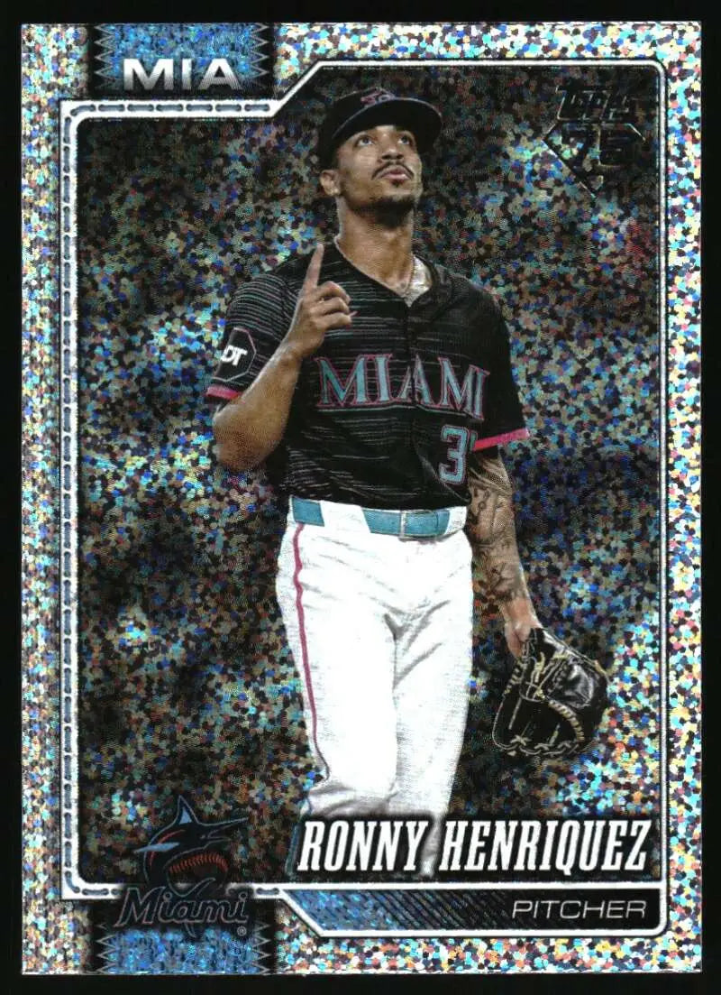2026 Topps Celebration Confetti #290 Ronny Henriquez NM-MT Marlins ID:82155