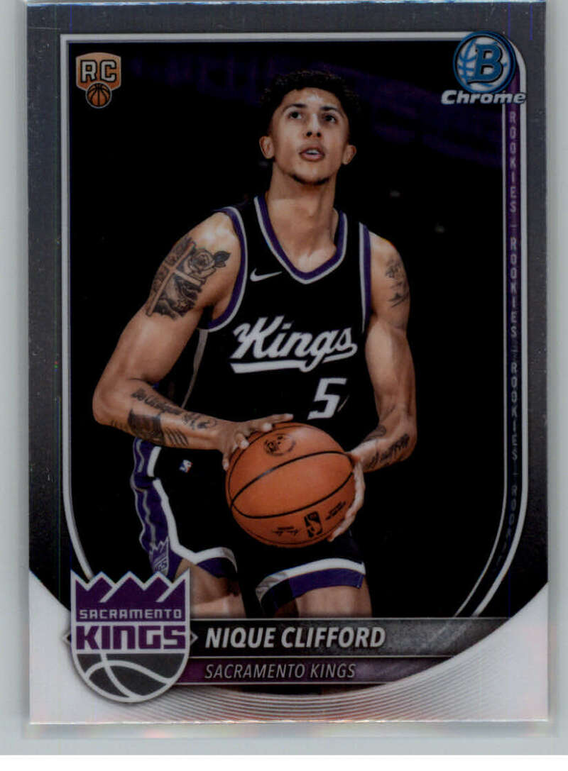 2025-26 Bowman Chrome #BCV-24 Nique Clifford NM Near Mint RC Rookie Sac ID:82862