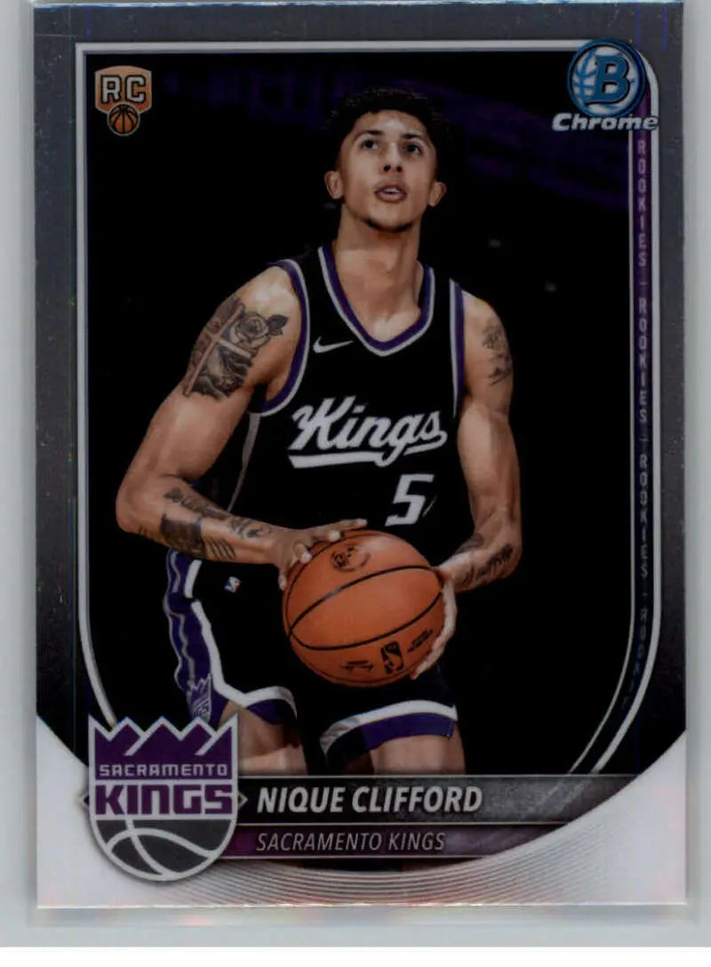 2025-26 Bowman Chrome #BCV-24 Nique Clifford NM Near Mint RC Rookie Sac ID:82862