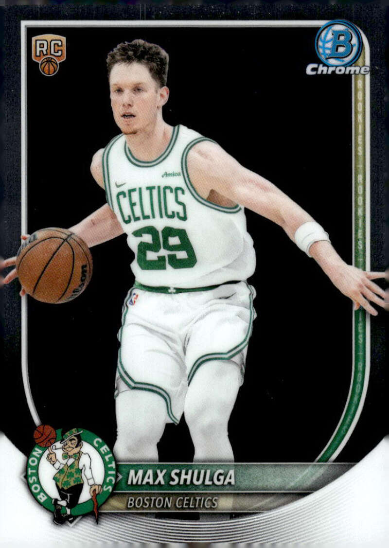 2025-26 Bowman Chrome #BCV-53 Max Shulga NM-MT RC Rookie Celtics ID:82451