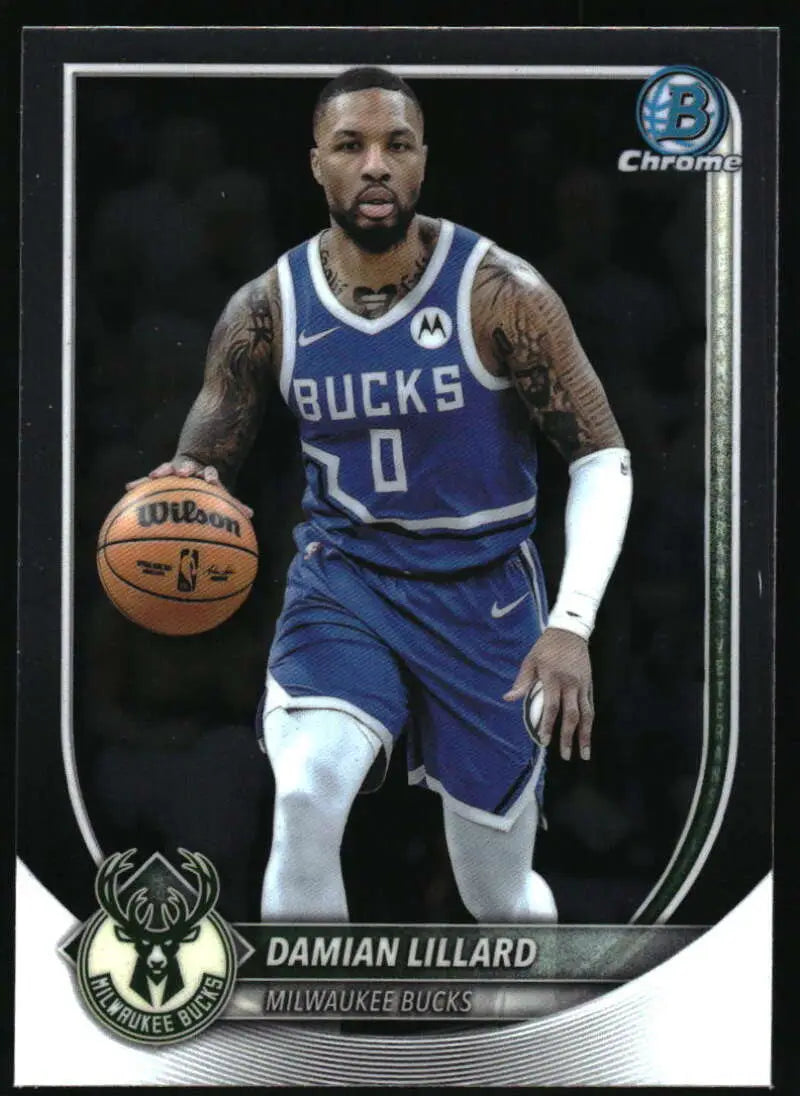 2025-26 Bowman Chrome #BCV-81 Damian Lillard NM-MT Bucks ID:82453