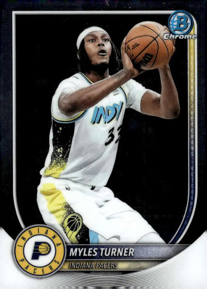 2025-26 Bowman Chrome #BCV-161 Myles Turner NM-MT Pacers ID:82456