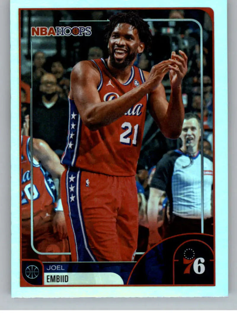 2025-26 Topps NBA Hoops #9 Joel Embiid NM Near Mint 76ers ID:83160