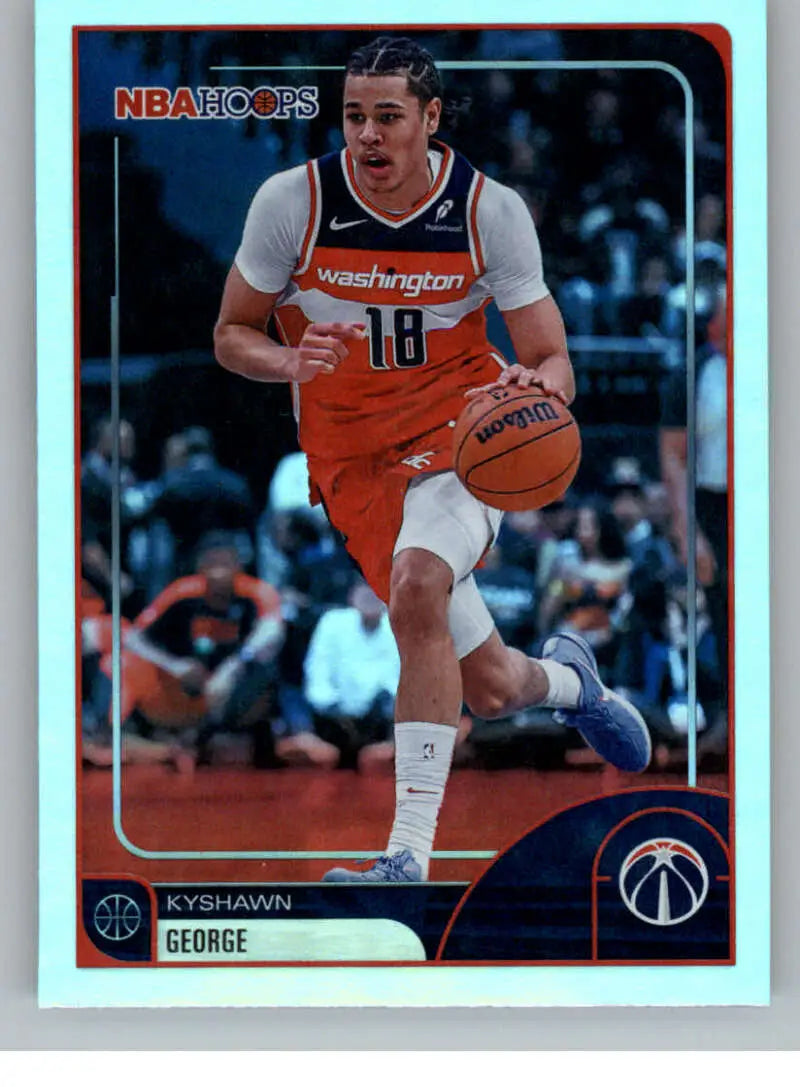 2025-26 Topps NBA Hoops #56 Kyshawn George NM Near Mint Wizards ID:83174