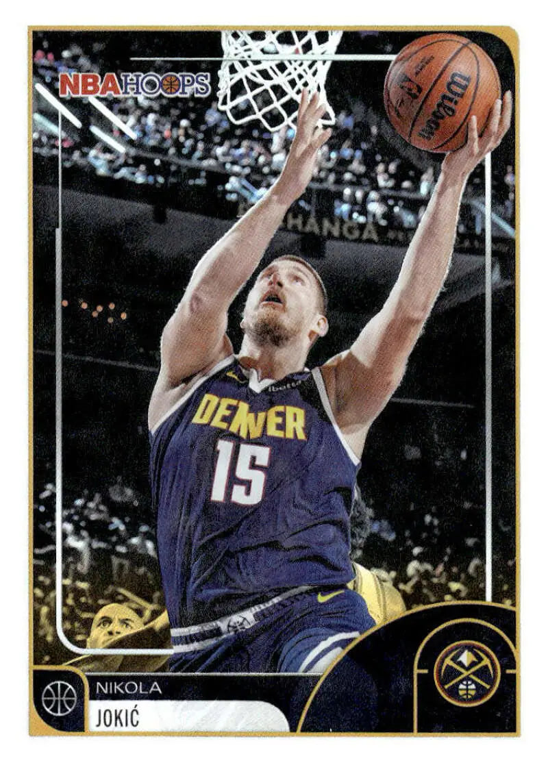 2025-26 Topps NBA Hoops #82 Nikola Jokic NM Near Mint Nuggets ID:83181