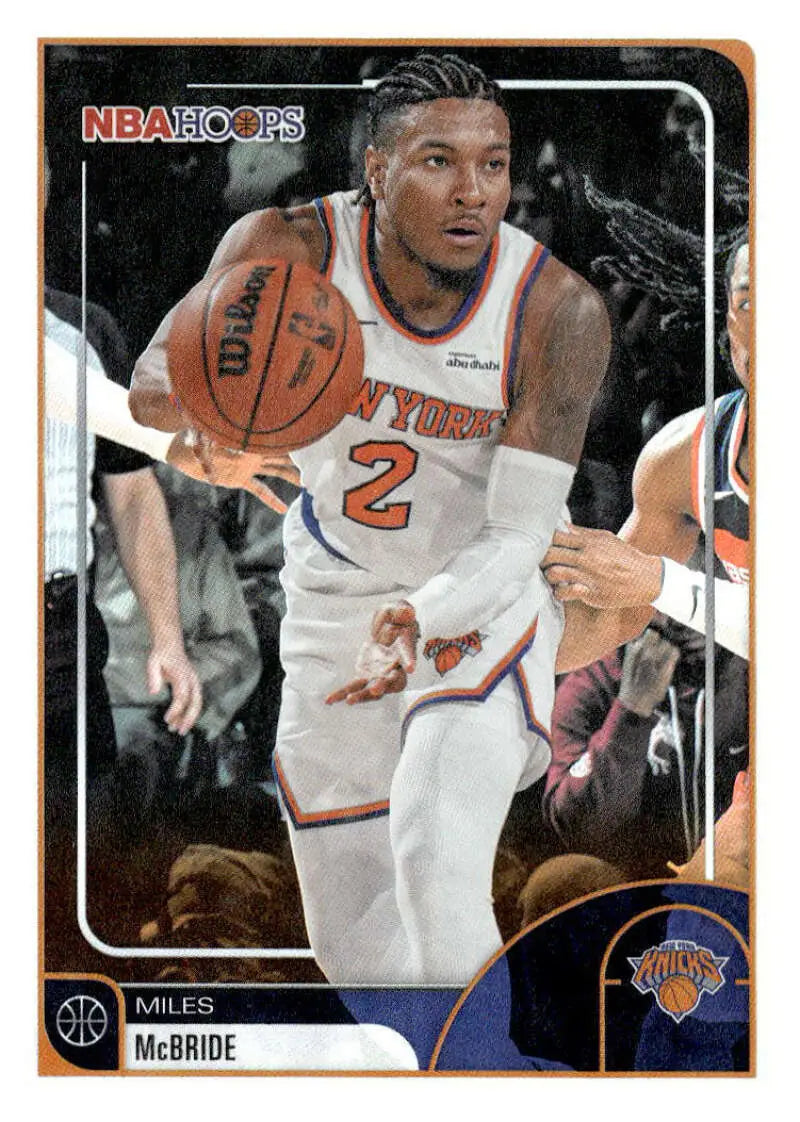 2025-26 Topps NBA Hoops #137 Miles McBride NM Near Mint Knicks ID:83204