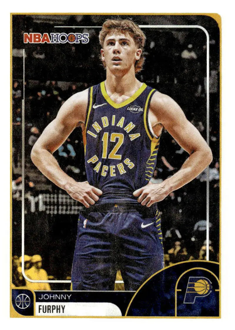2025-26 Topps NBA Hoops #209 Johnny Furphy NM Near Mint Pacers ID:83219