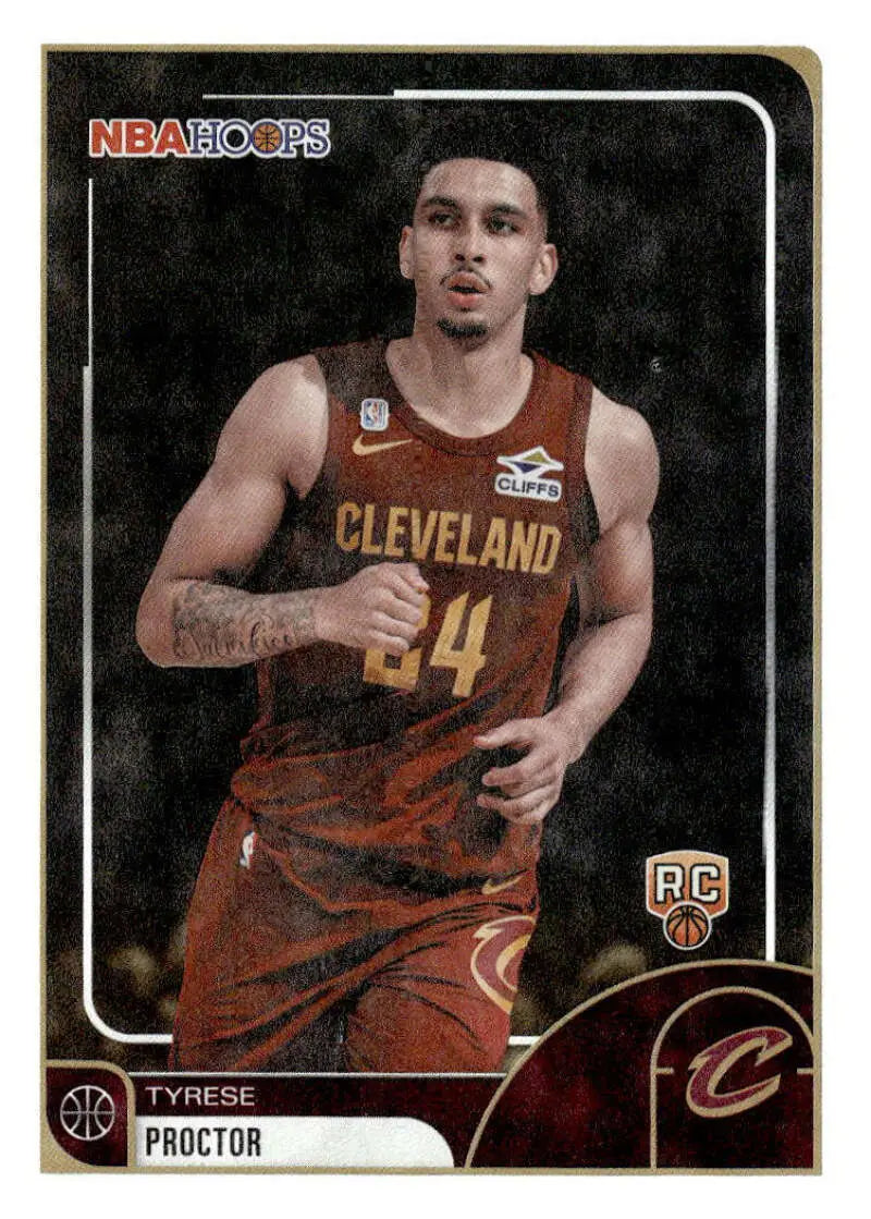 2025-26 Topps NBA Hoops #215 Tyrese Proctor NM Near Mint RC Rookie Cava ID:83222
