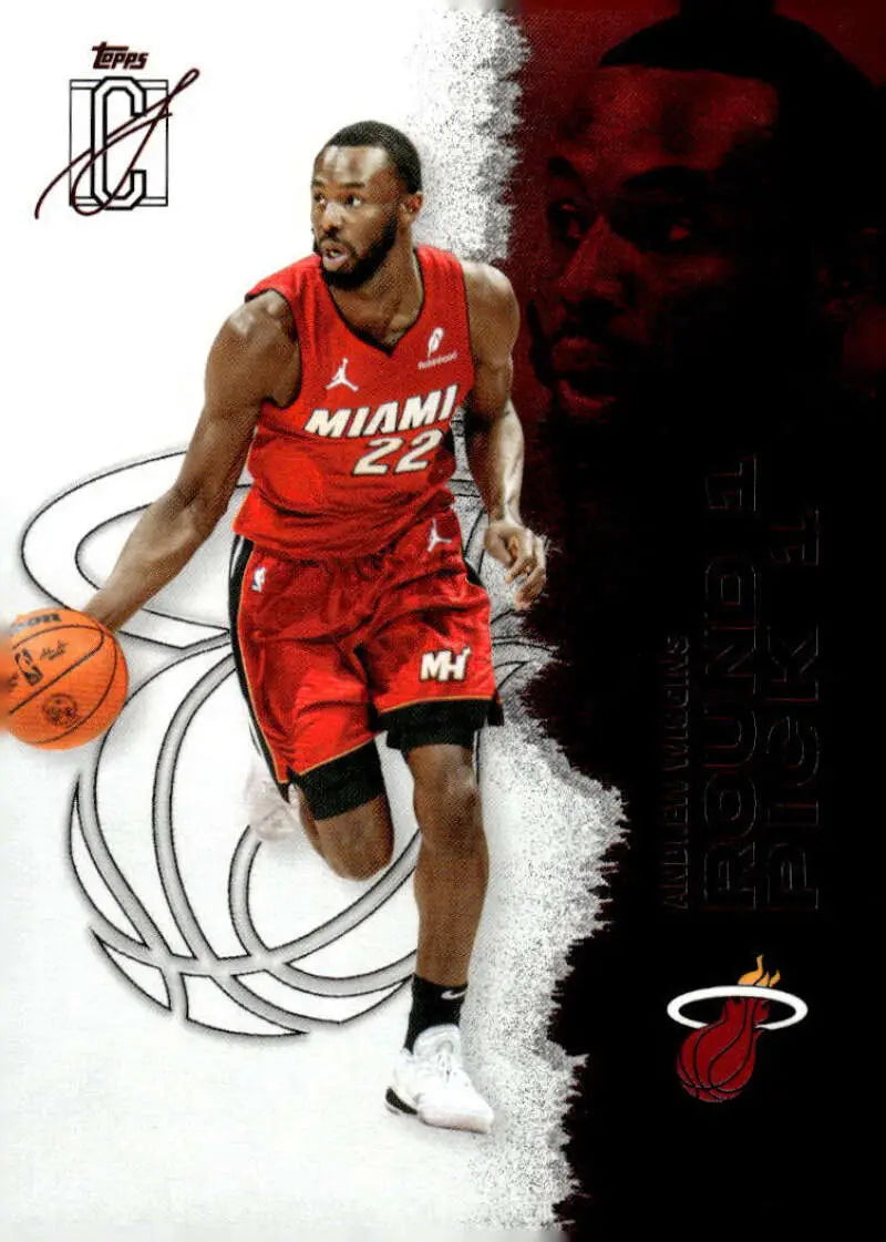 2025-26 Topps Signature Class #19 Andrew Wiggins NM Near Mint Heat ID:83394