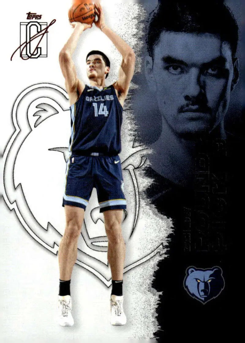 2025-26 Topps Signature Class #23 Zach Edey NM Near Mint Grizzlies ID:83396