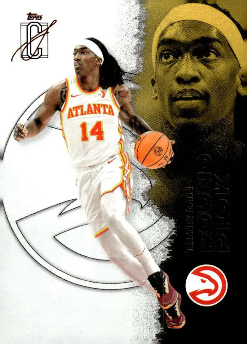 2025-26 Topps Signature Class #49 Terance Mann NM Near Mint Hawks ID:83404