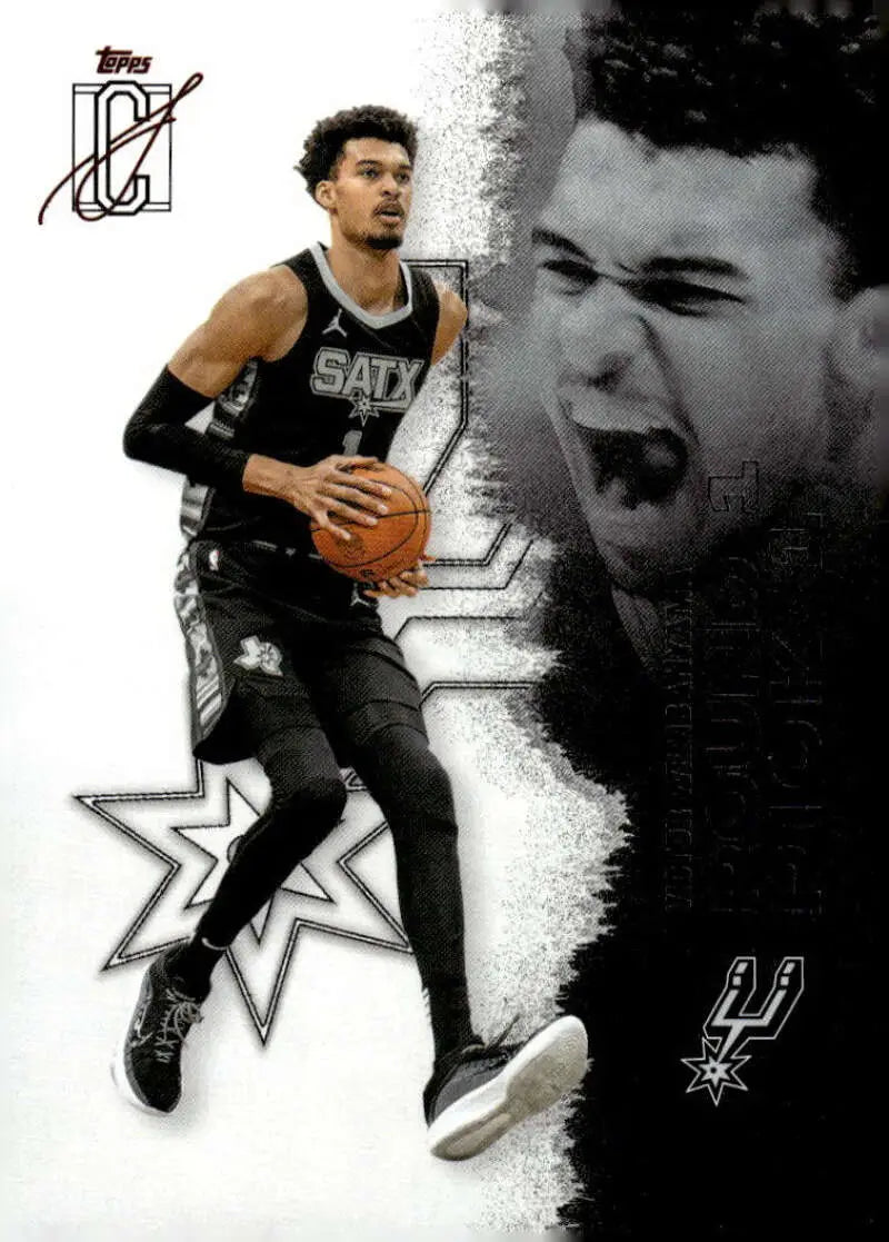 2025-26 Topps Signature Class #55 Victor Wembanyama NM Near Mint Spurs ID:83406
