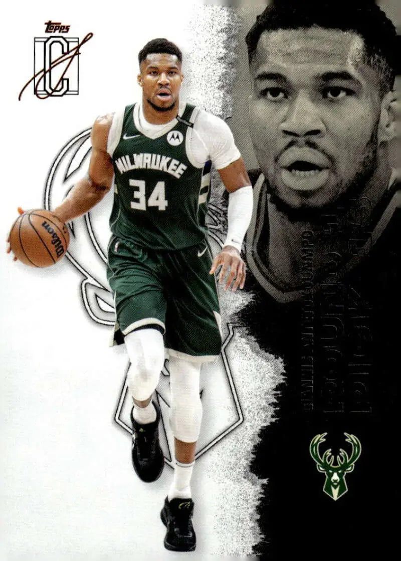 2025-26 Topps Signature Class #56 Giannis Antetokounmpo NM Near Mint Bu ID:83407