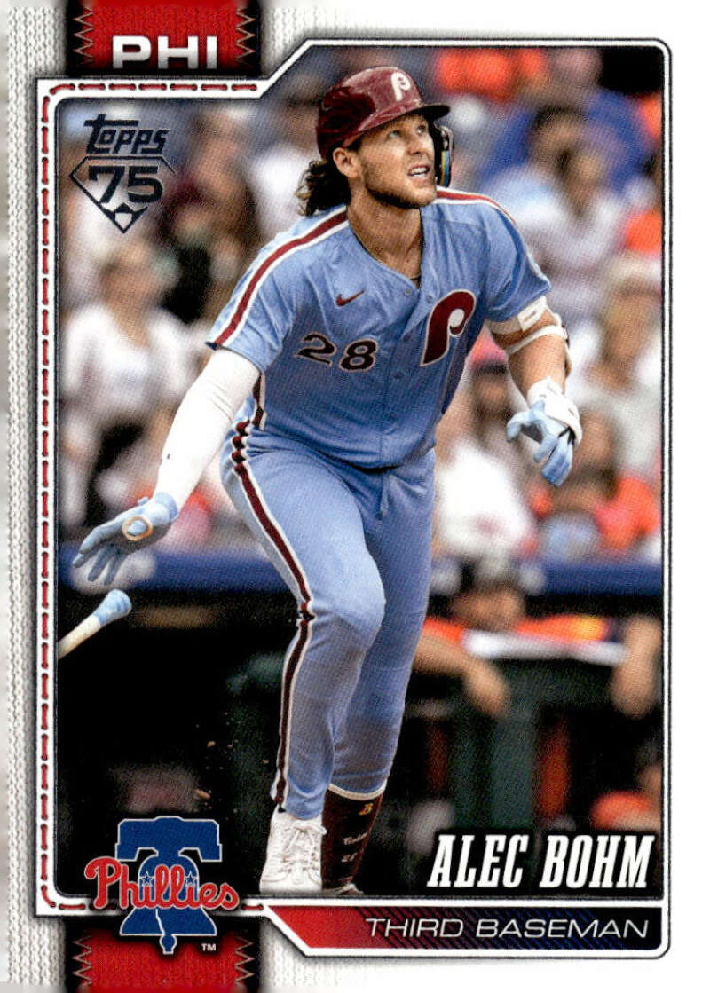 2026 Topps #377 Alec Bohm NM Near Mint Phillies ID:83023