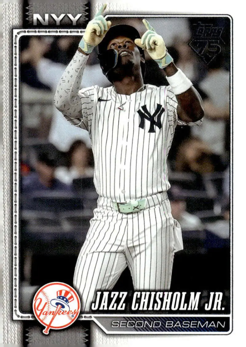 2026 Topps #393 Jazz Chisholm Jr. NM Near Mint Yankees ID:83270