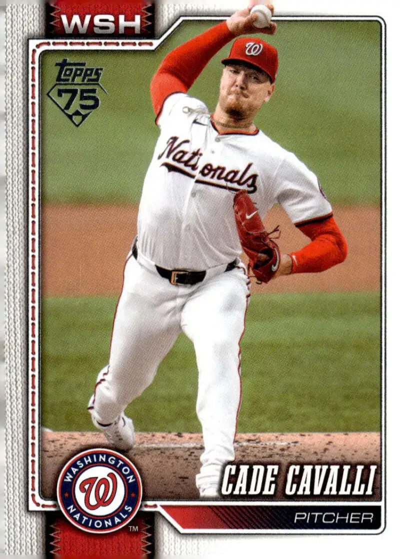 2026 Topps #418 Cade Cavalli NM Near Mint Nationals ID:83275