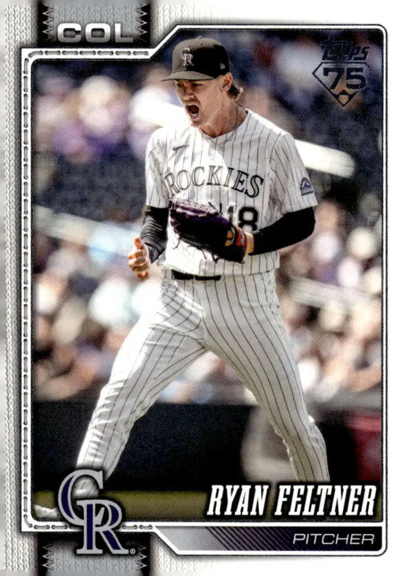 2026 Topps #432 Ryan Feltner NM Near Mint Rockies ID:83277