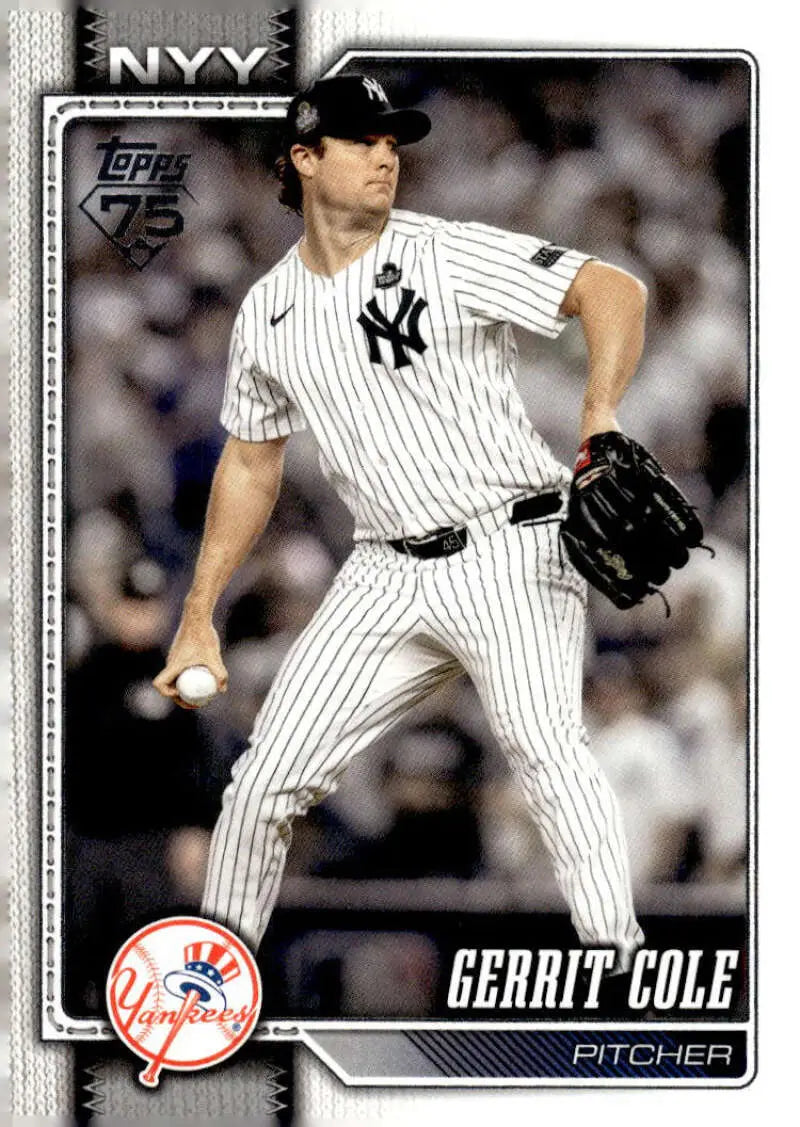 2026 Topps #450 Gerrit Cole NM Near Mint Yankees ID:83030