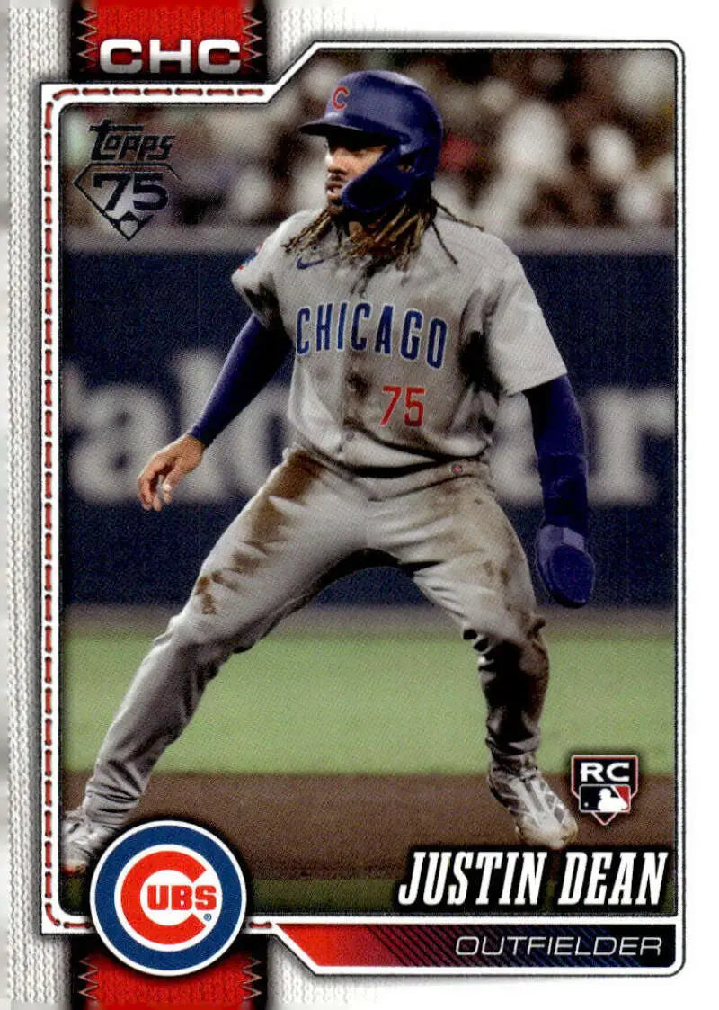 2026 Topps #456 Justin Dean NM Near Mint RC Rookie Cubs ID:83282