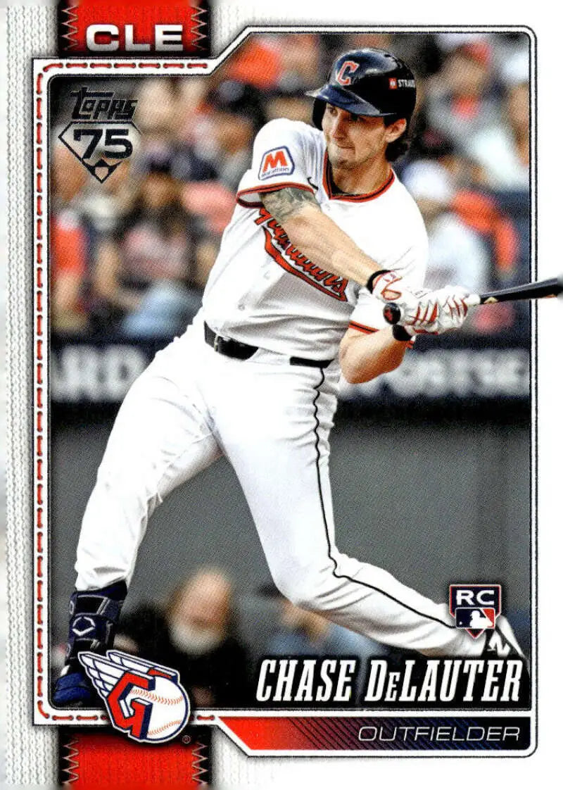 2026 Topps #458 Chase DeLauter NM Near Mint RC Rookie Guardians ID:83283