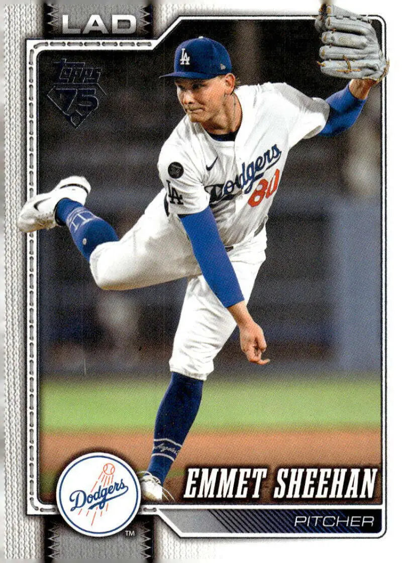 2026 Topps #524 Emmet Sheehan NM Near Mint Dodgers ID:83295