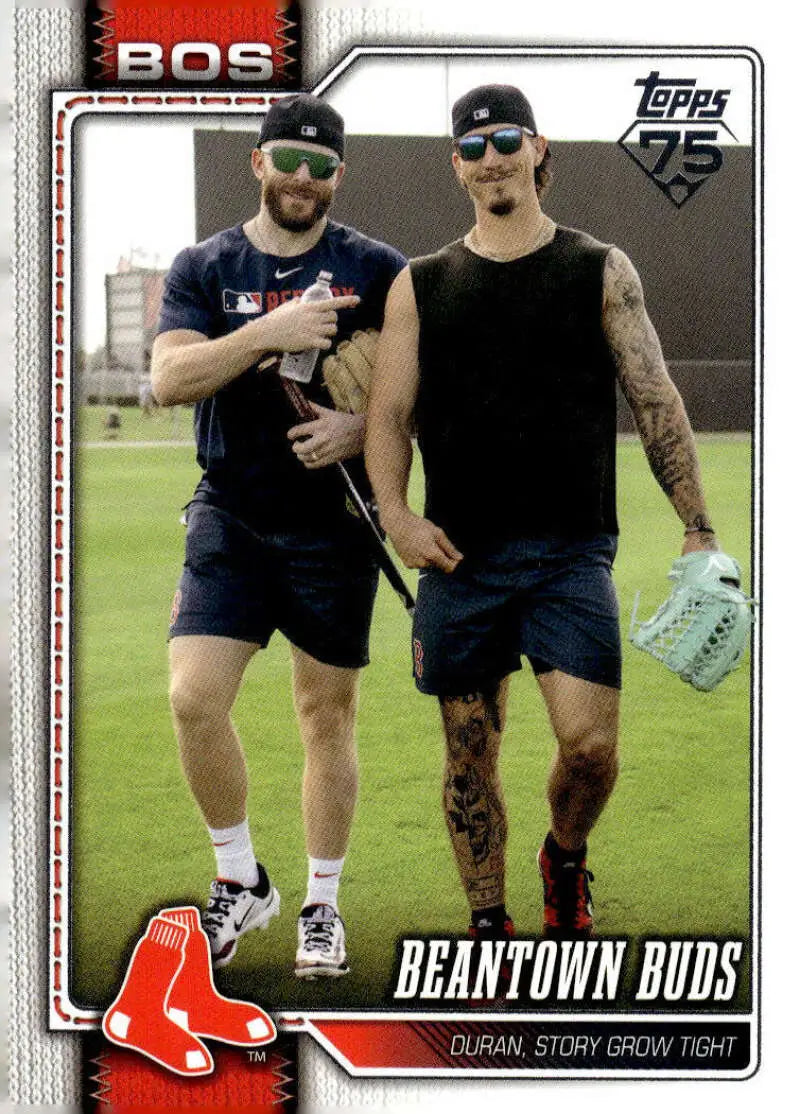 2026 Topps #576 Jarren Duran NM Near Mint Red Sox Combo Card ID:83302