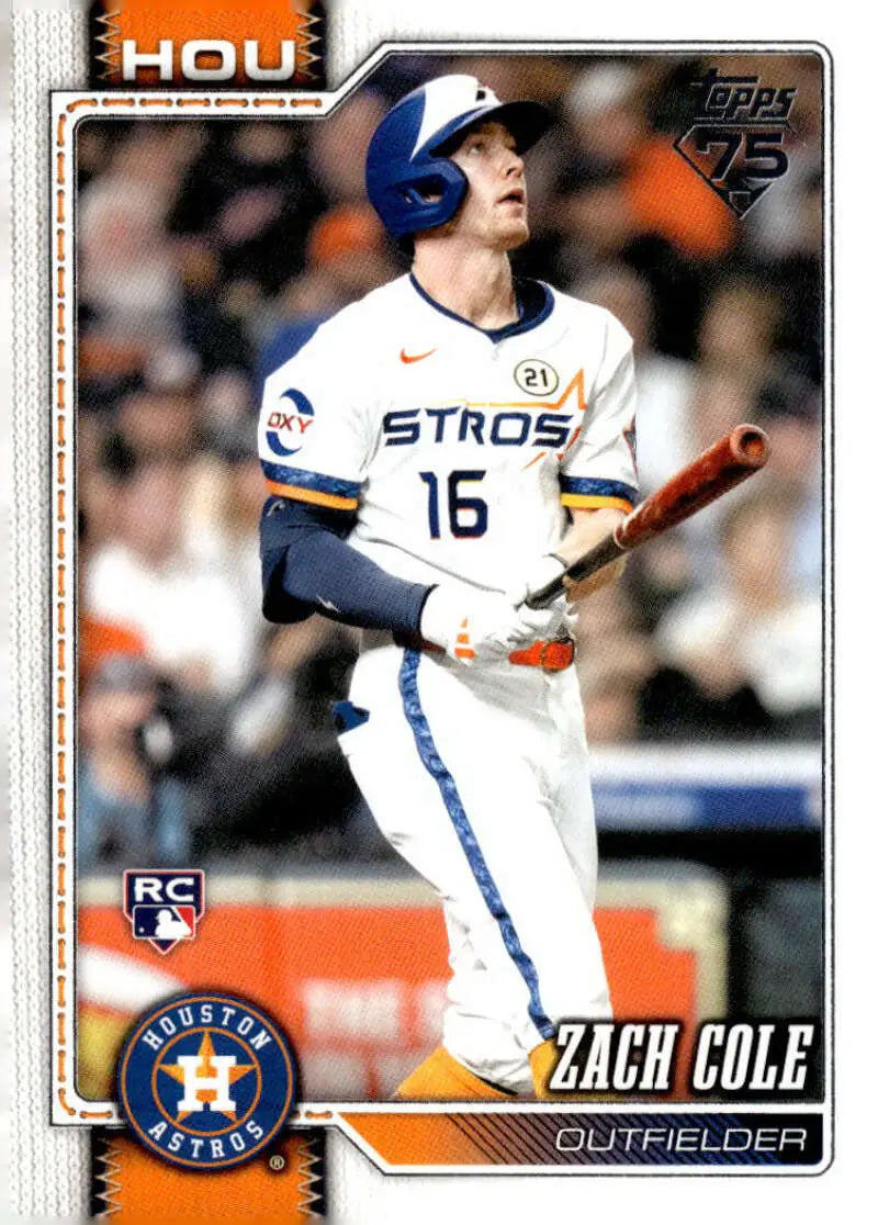 2026 Topps #601 Zach Cole NM Near Mint RC Rookie Astros ID:83050