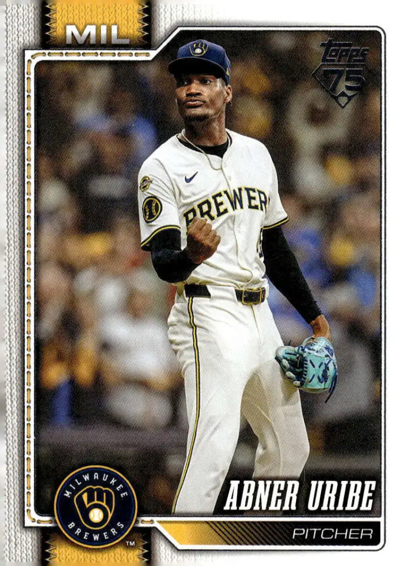 2026 Topps #651 Abner Uribe NM Near Mint Brewers ID:83317