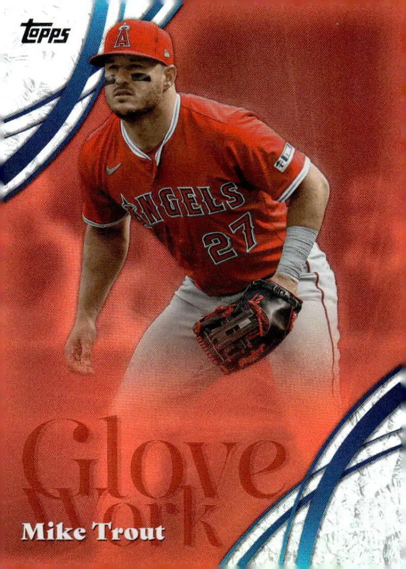 2026 Topps Glove Work #GW-24 Mike Trout NM Near Mint Angels ID:83256