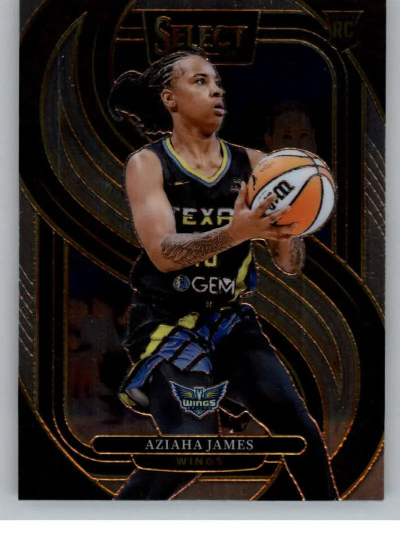 2025 Panini WNBA Select #174 Aziaha James NM Near Mint Premier Level ID:83775