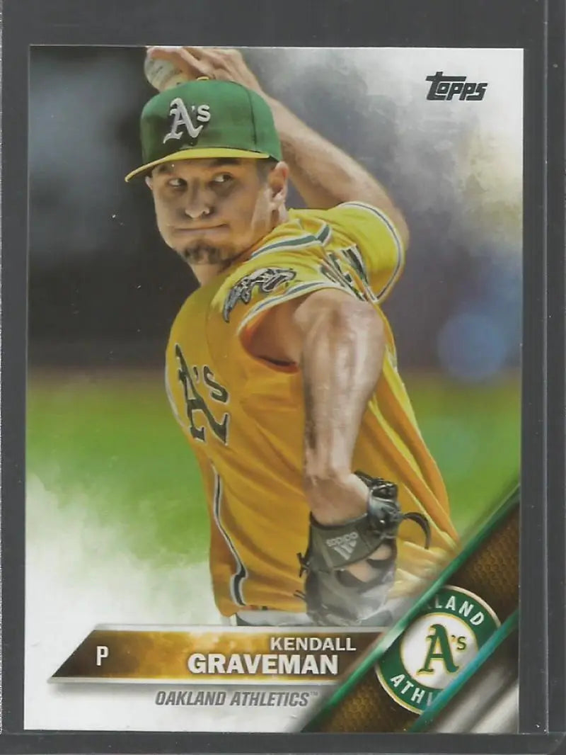 2016 Topps #129 Kendall Graveman NM-MT Athletics