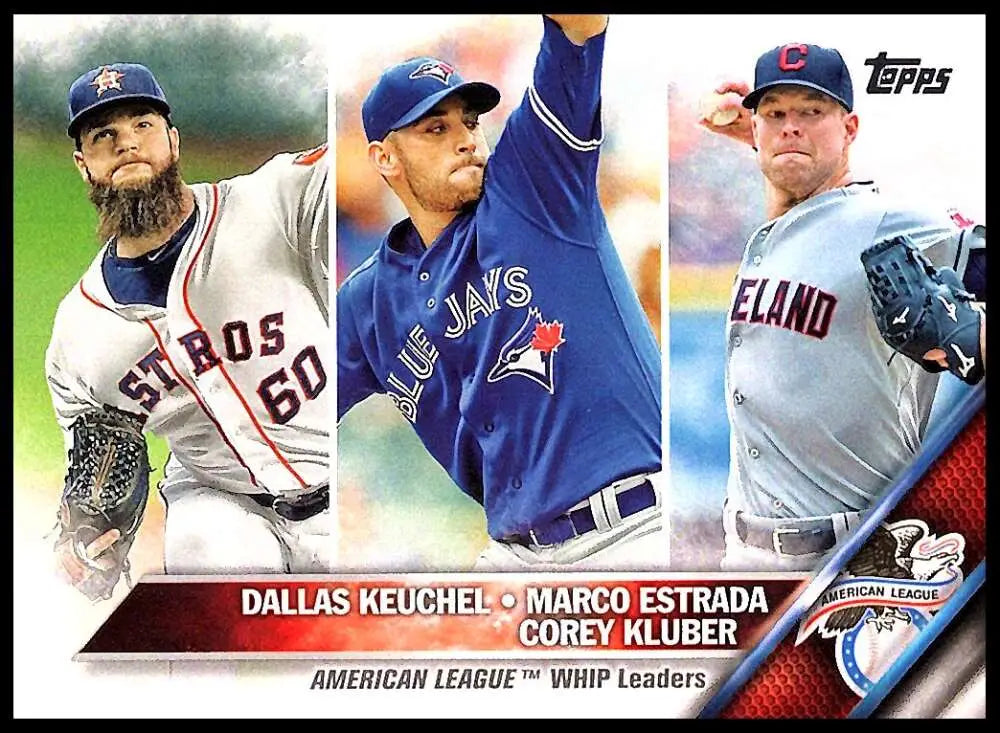 2016 Topps #346 Corey Kluber/Dallas Keuchel/Marco Estrada NM-MT LL ID:3004