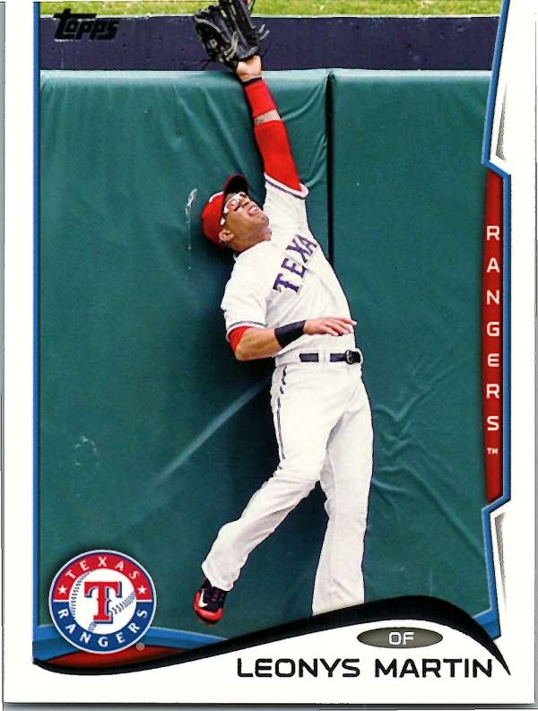 2014 Topps #82 Leonys Martin NM-MT Rangers ID:72499