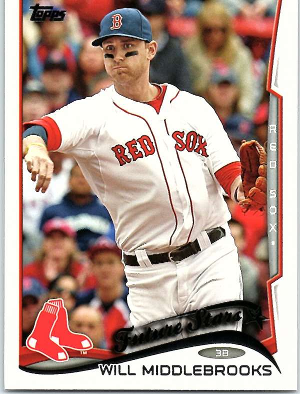 2014 Topps #136 Will Middlebrooks NM-MT Red Sox ID:5590