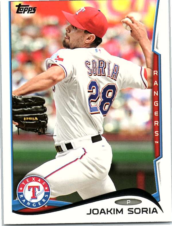 2014 Topps #144 Joakim Soria NM-MT Rangers ID:70711