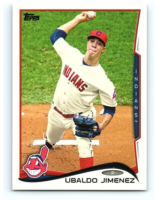 2014 Topps #216 Ubaldo Jimenez NM-MT Indians ID:5619