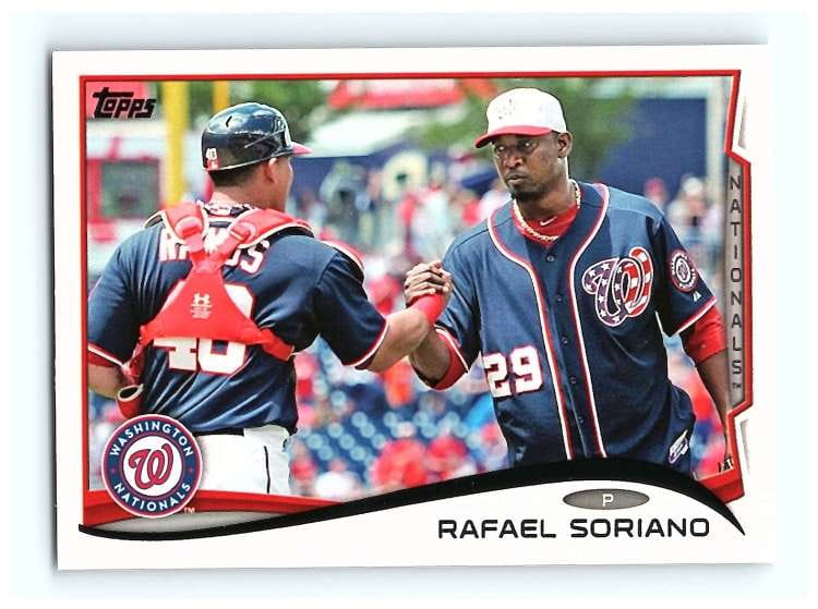 2014 Topps #233 Rafael Soriano NM-MT Nationals ID:18750