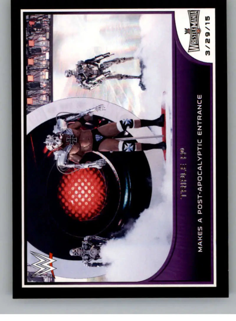 2016 Topps WWE Road to Wrestlemania #9 Triple H NM-MT Makes A Post-Apoca ID:6293