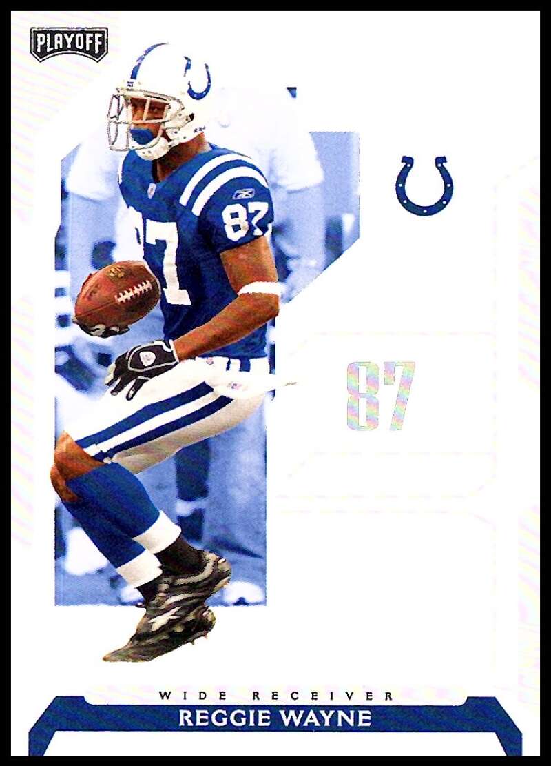 2006 Playoff NFL Playoffs #49 Reggie Wayne NM Near Mint Colts ID:64620