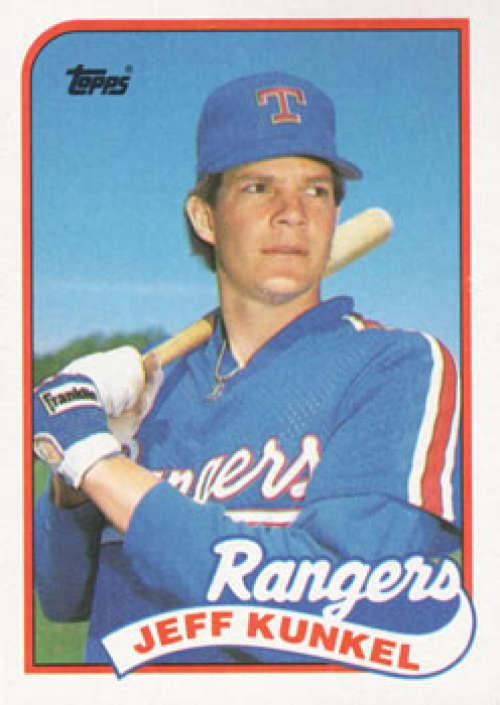 1989 Topps #92 Jeff Kunkel NM-MT Rangers