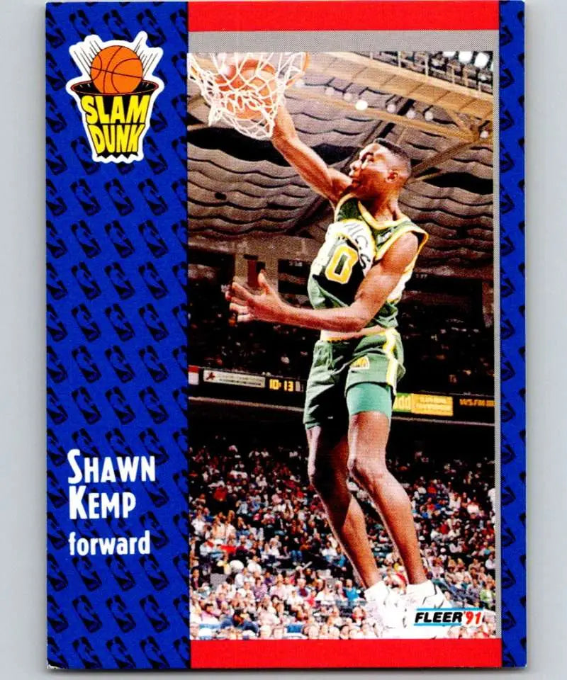 1991-92 Fleer #231 Shawn Kemp NM Near Mint SD ID:82491