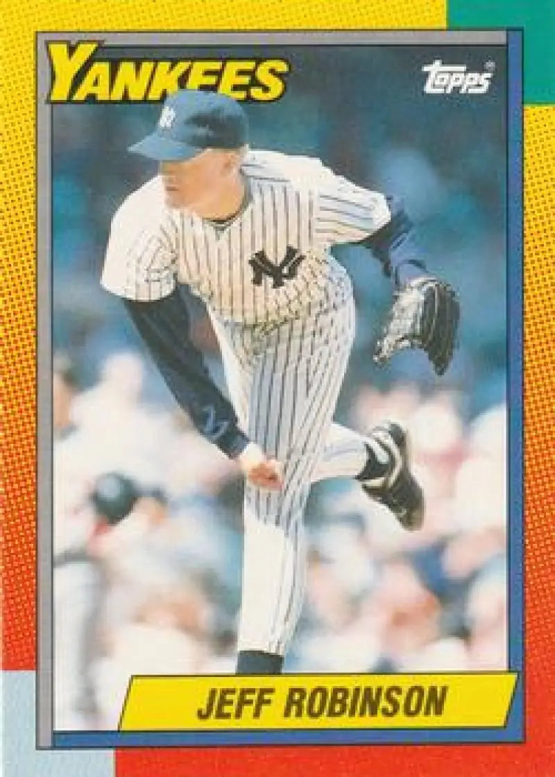 1990 Topps Traded #103T Jeff Robinson NM-MT Yankees
