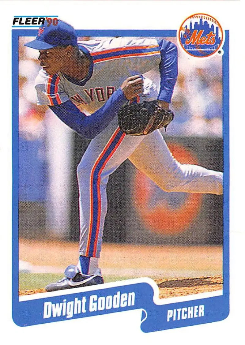 1990 Fleer #204 Dwight Gooden NM-MT Mets ID:3613