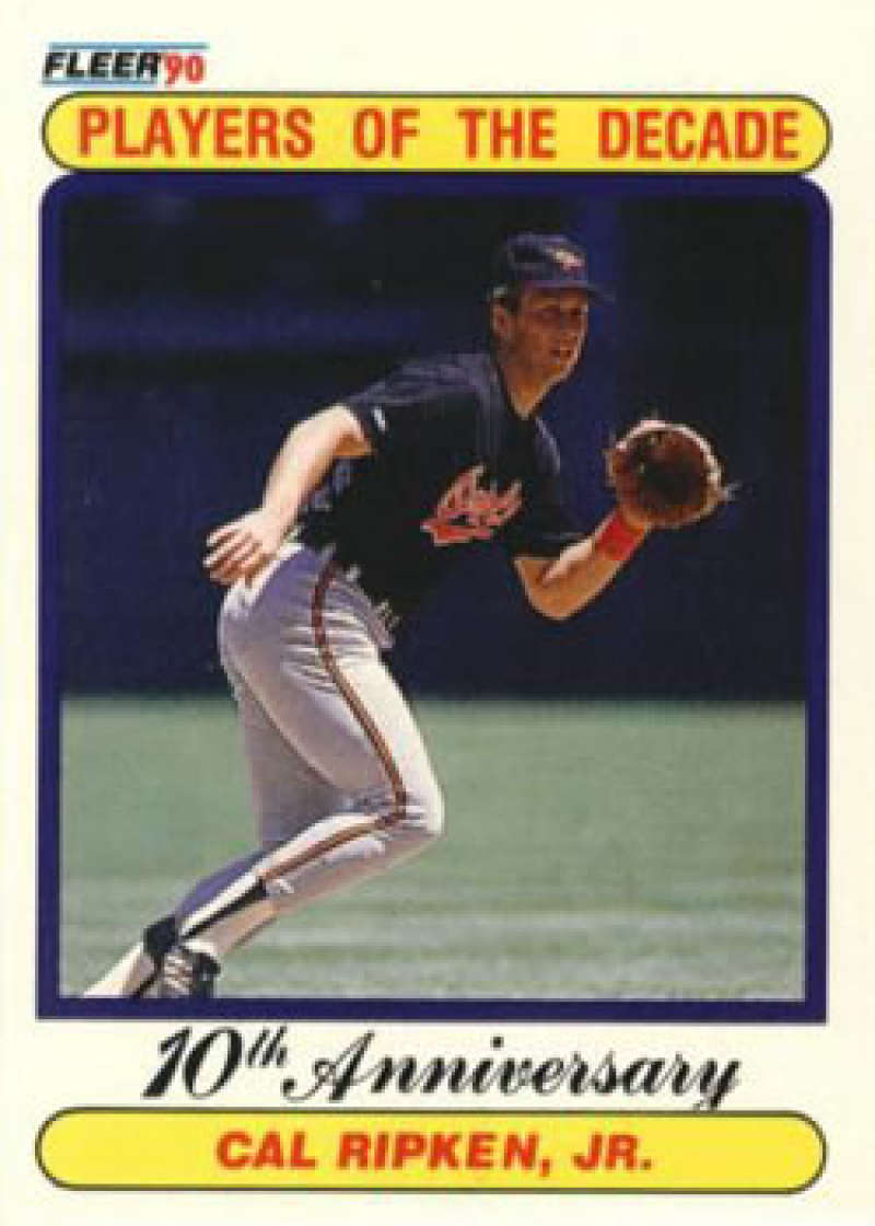 1990 Fleer #624b Cal Ripken Jr. NM-MT Orioles 1983 COR