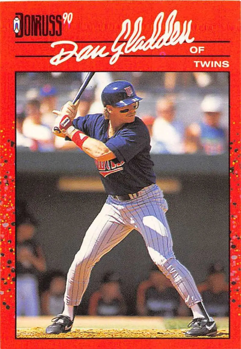 1990 Donruss #182 Dan Gladden NM-MT Twins ID:4841
